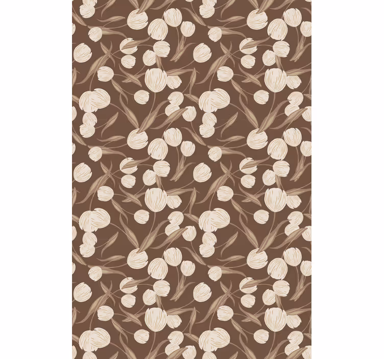 Blomstermotiver Blomster og planter på rullegardin - TenStickers