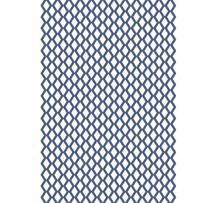 Geometrisk gittermønster rullegardin mønster - TenStickers