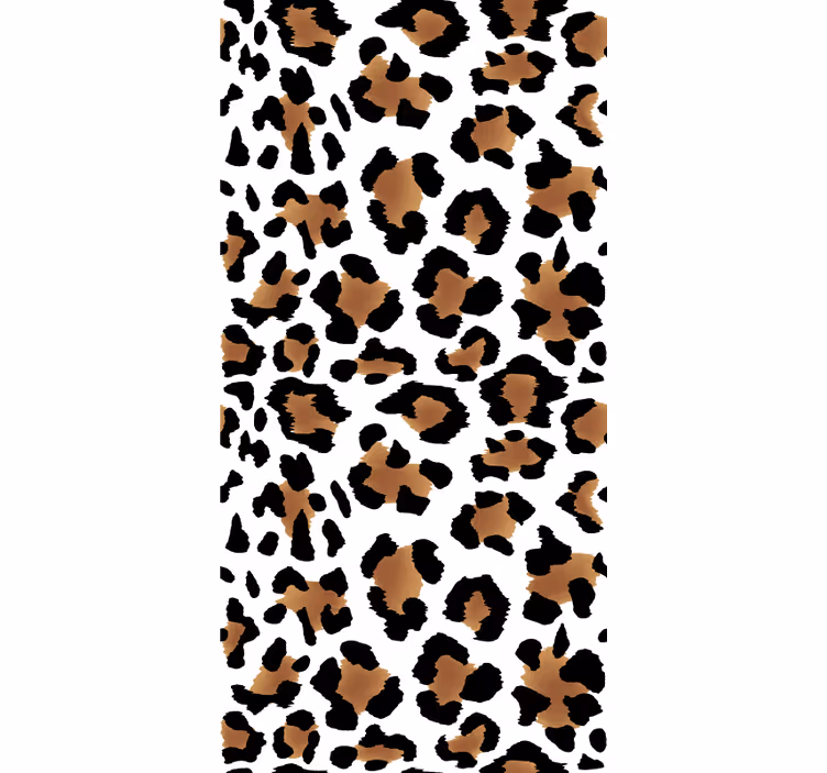 Leopardplet motiv dyr rullegardin - TenStickers