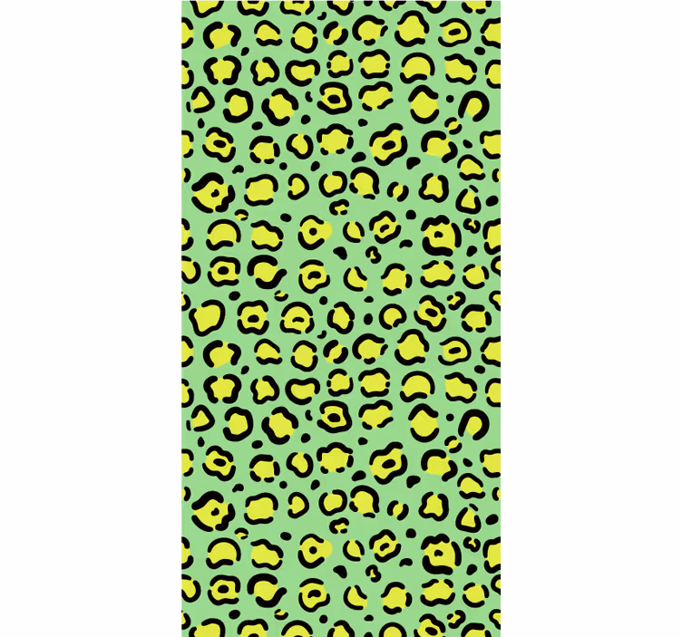 Leopard prik print dyr rullegardin - TenStickers