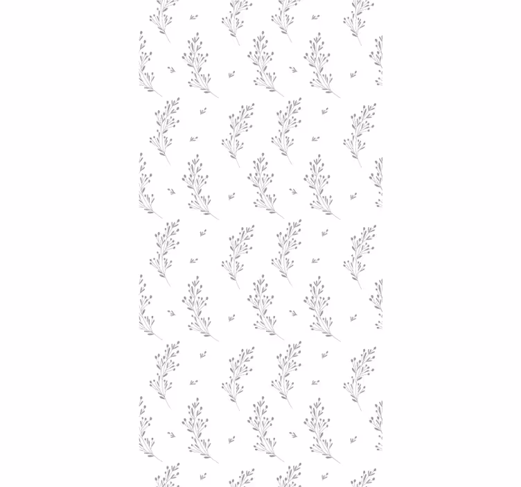Subtilt blomstermotiv rullegardiner med blomster - TenStickers