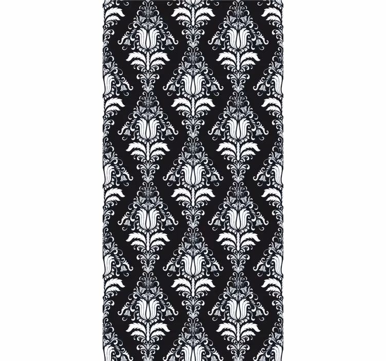Tidløst botanisk motiv elegante rullegardiner - TenStickers