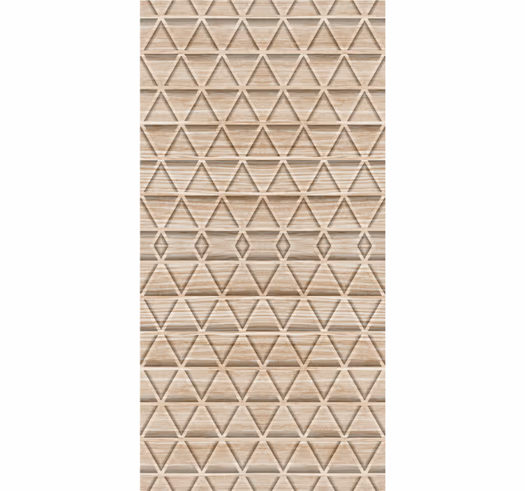 Rullegardin mønster geometrisk naturmønster - TenStickers