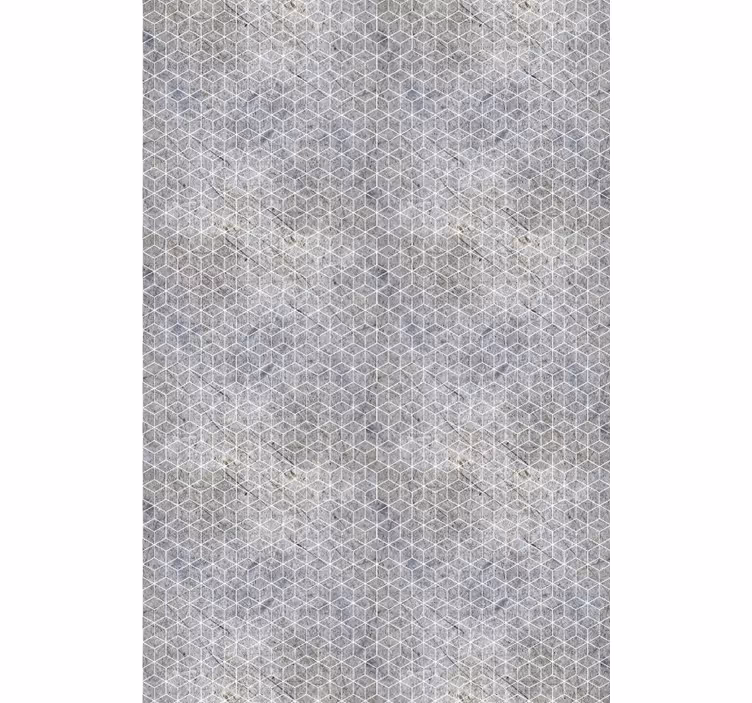 Rullegardin mønster geometrisk net - TenStickers