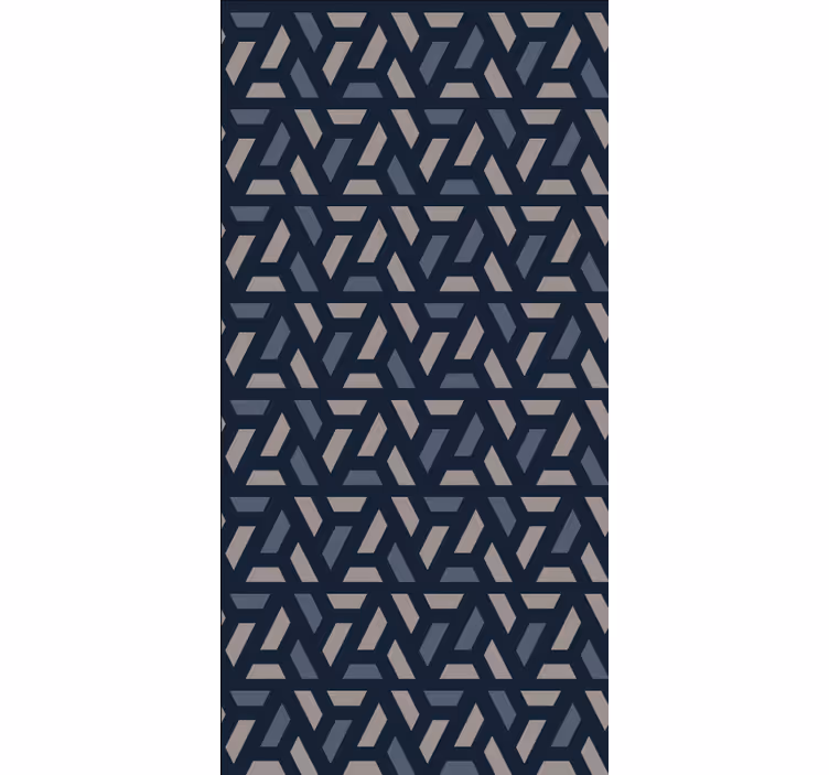 Geometrisk kompositionsstil moderne rullegardiner - TenStickers