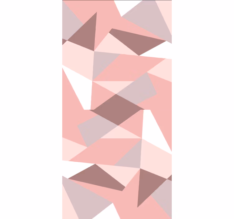 Abstrakte geometriske former rullegardin - TenStickers