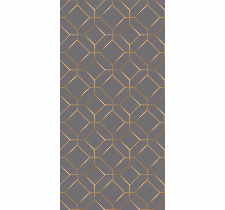 Geometrisk mønstret design rullegardin mønster - TenStickers
