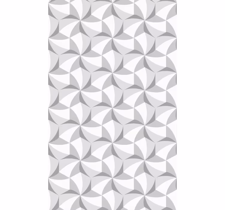 Geometrisk gråt tema moderne rullegardiner - TenStickers