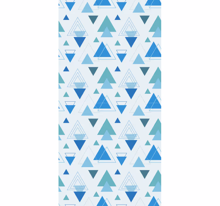 Trekantet motiv arrangement moderne rullegardiner - TenStickers