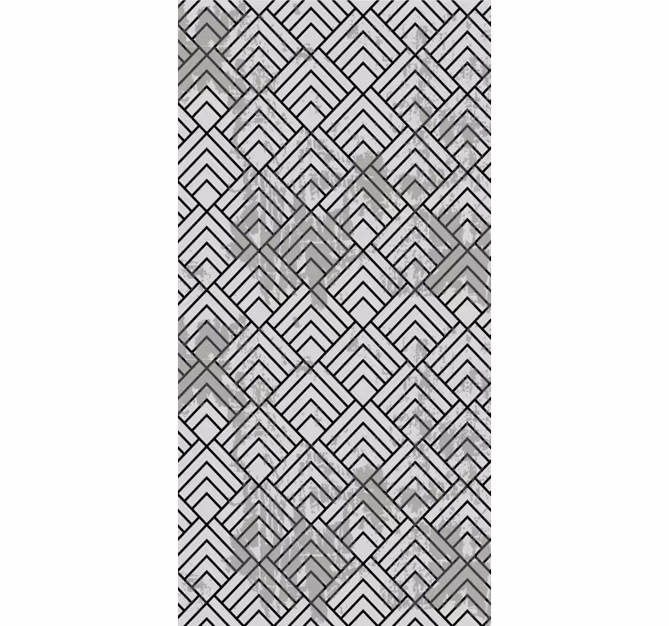 Geometrisk arrangementstil moderne rullegardiner - TenStickers
