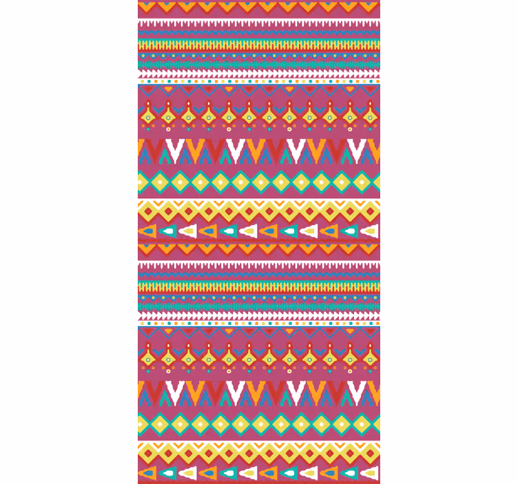 Tribal mønster design originale rullegardiner - TenStickers