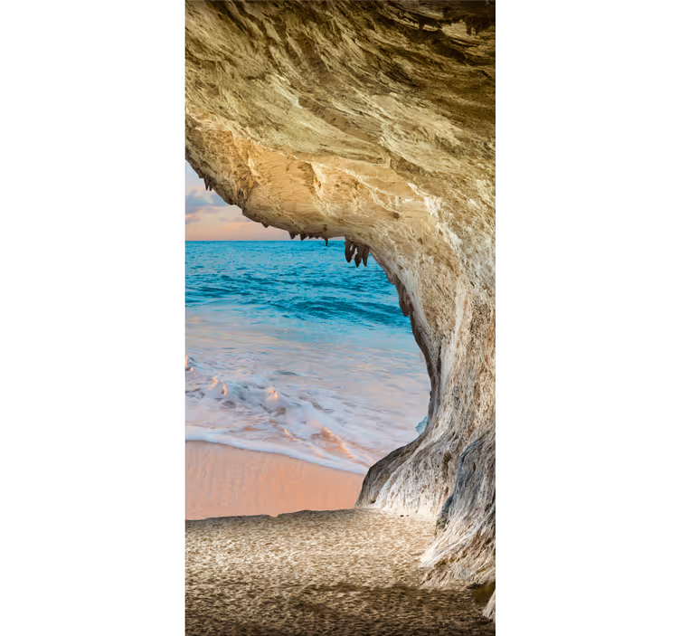 Hule strand udsigt rullegardin - TenStickers