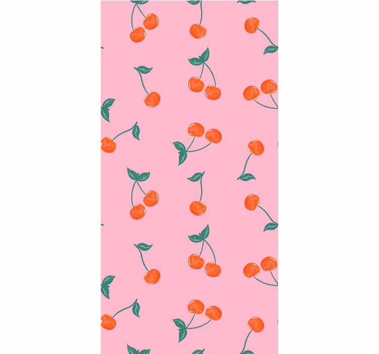 Kirsebærblomst motiv rullegardin køkken - TenStickers