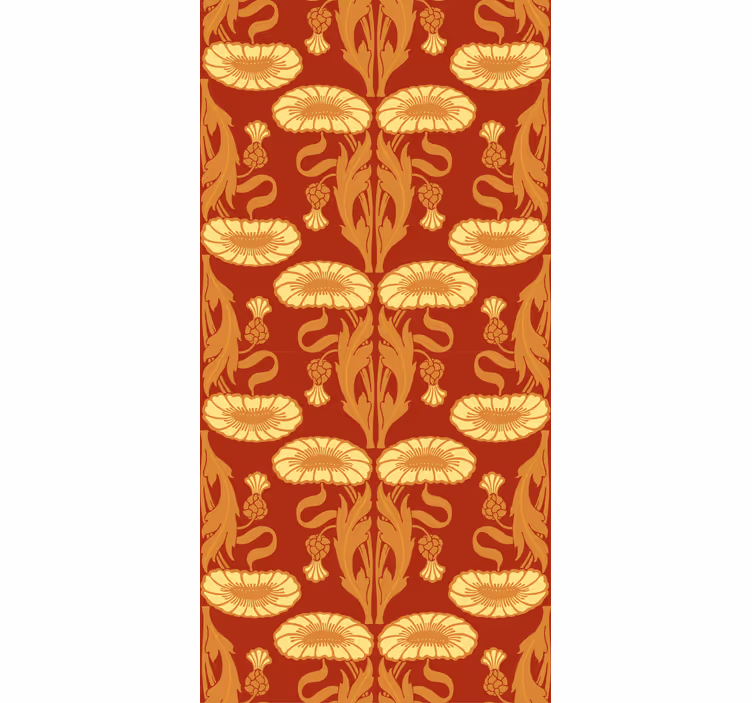 Art Nouveau rullegardiner  - TenStickers