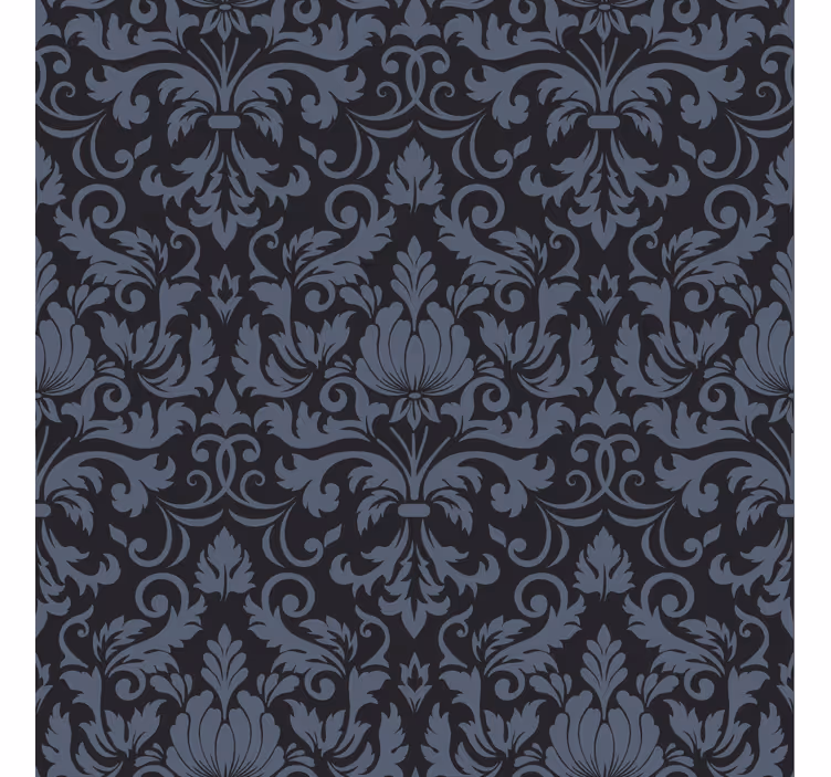 Mørke damask ornamenter klassisk rullegardin - TenStickers