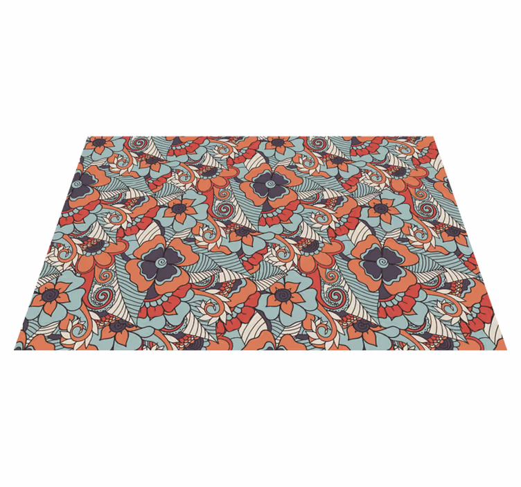 Paisley barokke blomsterplacetter - TenStickers