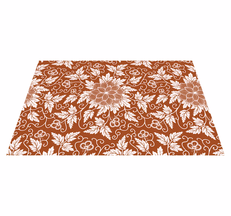 Blomster paisley fliser paisley dækkeservietter - TenStickers