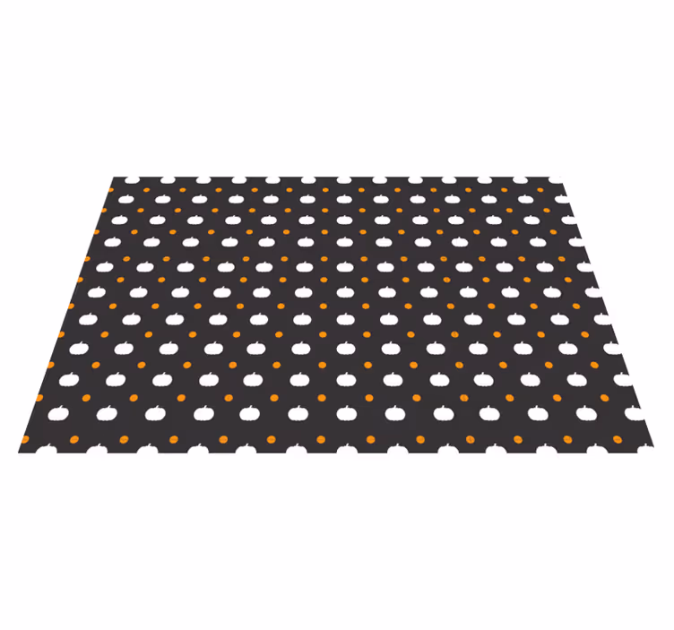 Græskar og polka dot dækkeservietter - TenStickers