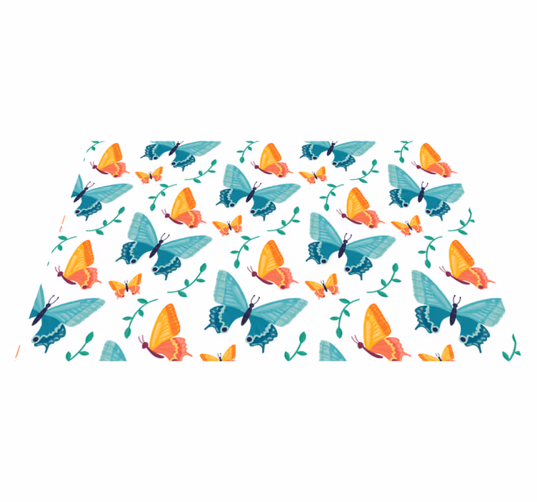 Bicolor sommerfugle sommerfugl dækkeservietter - TenStickers