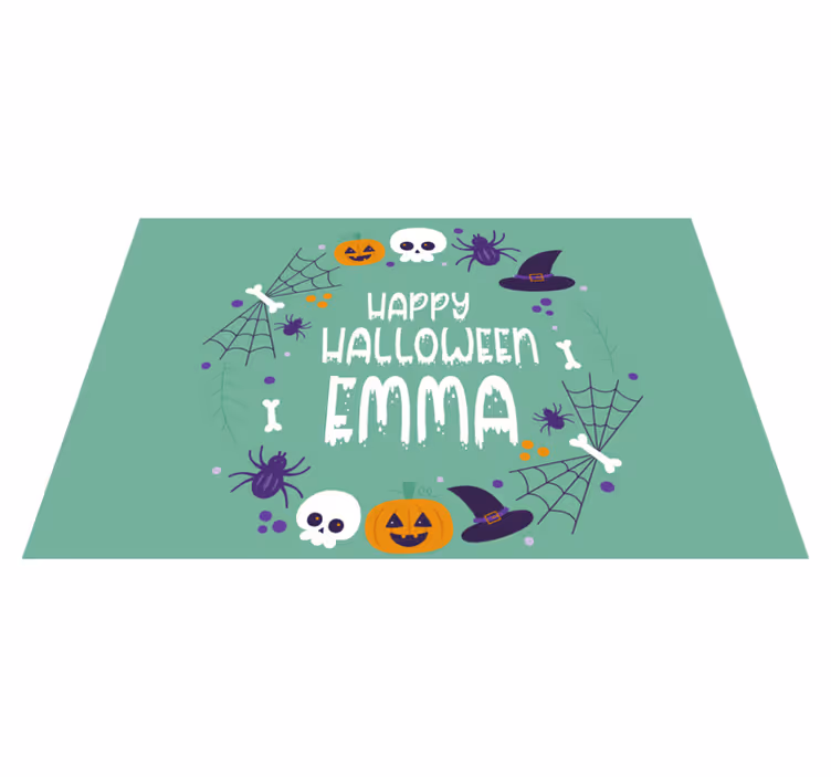 Halloween dækkeserviet med tema design - TenStickers