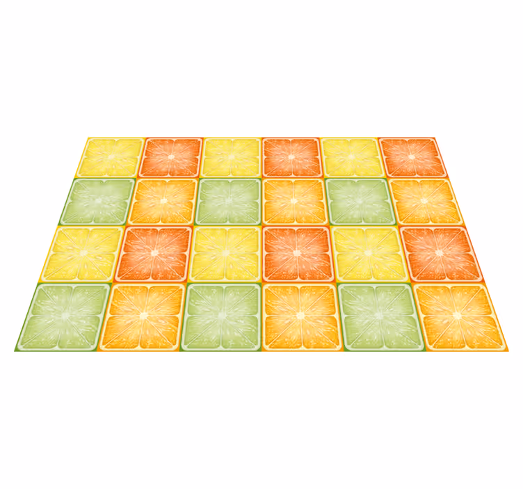 Original dækkeserviet citrus skiver mønster - TenStickers