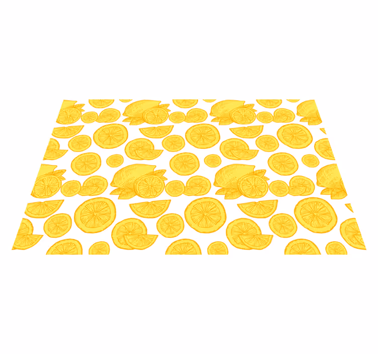 Appelsin og citron, skitse, citrus, dækkeservietter - TenStickers