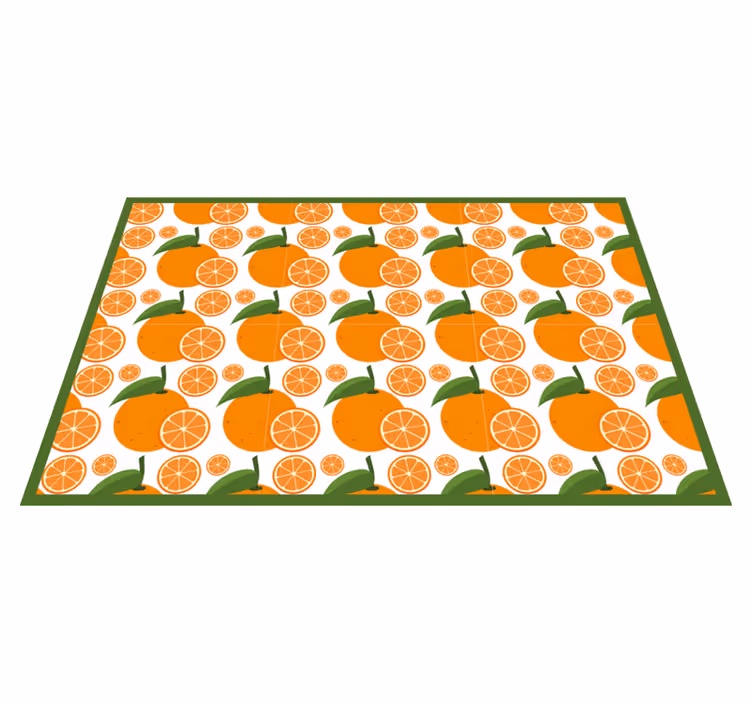 Original dækkeserviet citrus vedge arrangement - TenStickers