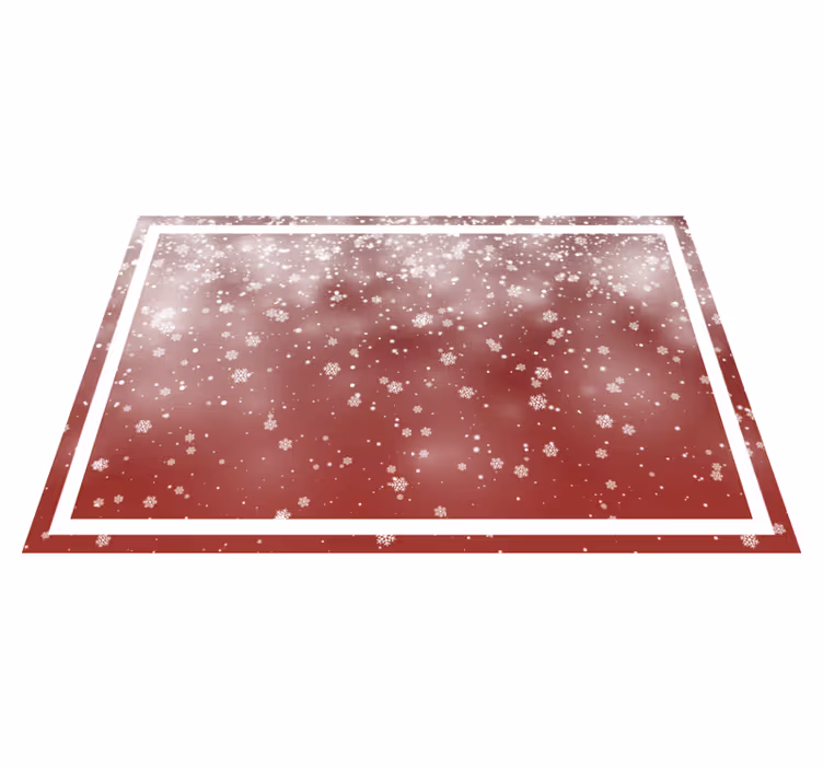 Magiske snefnug julematriser - TenStickers