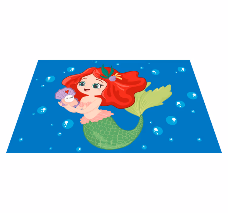 Disney ariel svømning børn dækkeservietter - TenStickers