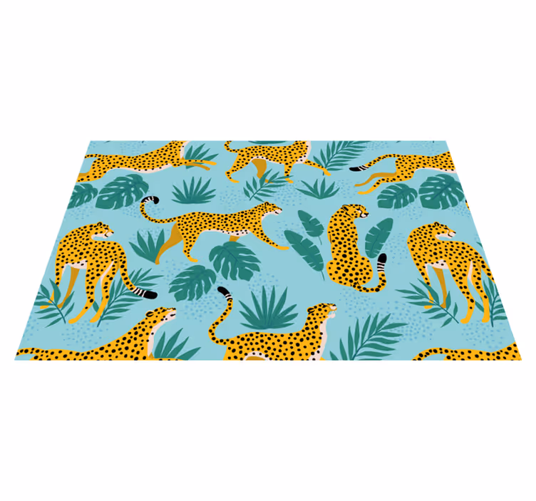 Leoparder safari originale dækkeservietter - TenStickers