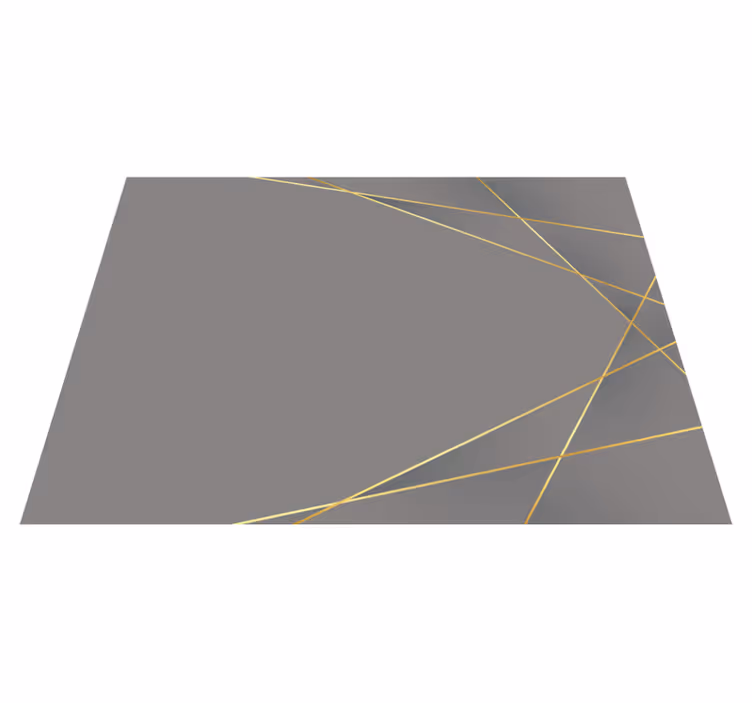 Grå tone geometriske former elegante dækkeservietter - TenStickers