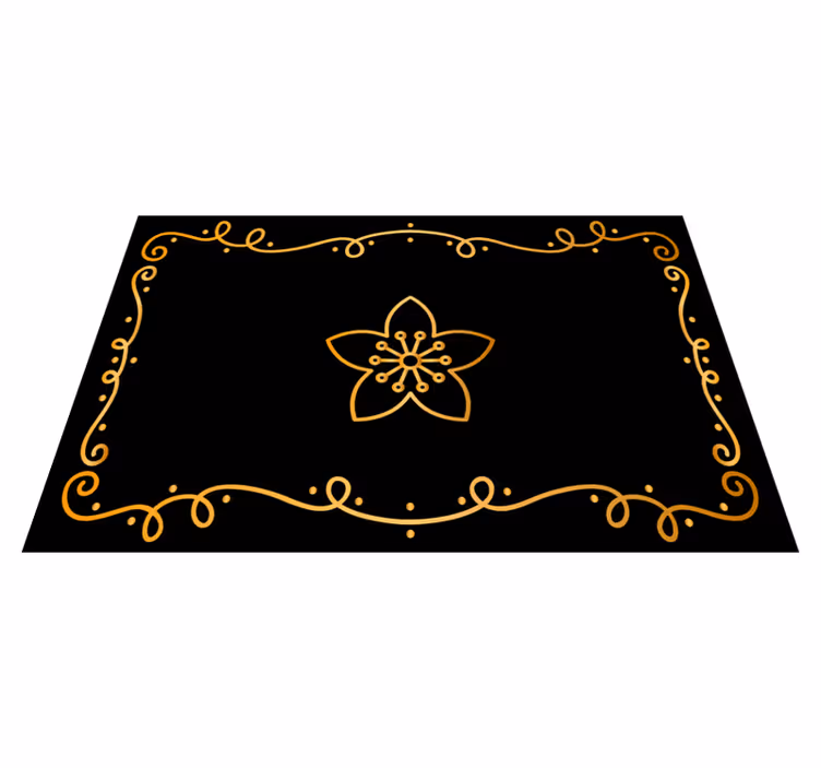 Original dækkeserviet med yndefuldt botanisk element - TenStickers
