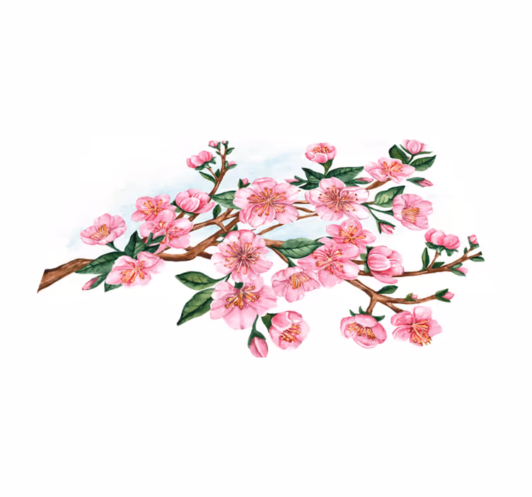 Blomstrende træ originale dækkeservietter - TenStickers