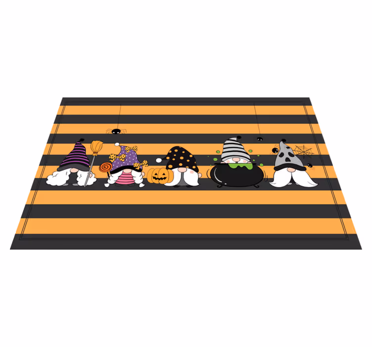 Halloween dækkeserviet nissehætter - TenStickers