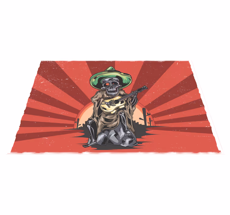 Mexicansk stil halloween dækkeservietter - TenStickers