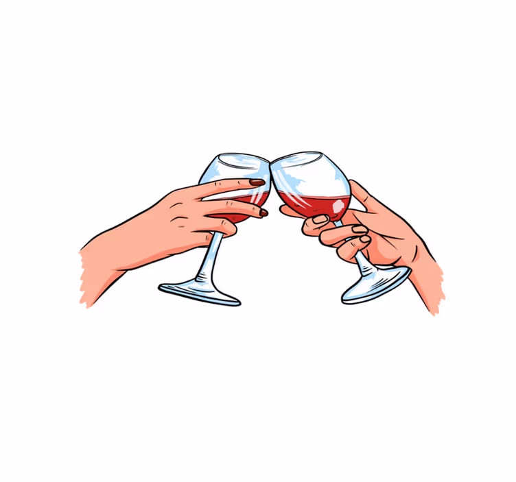 Vinelskere restaurant dækkeservietter - TenStickers