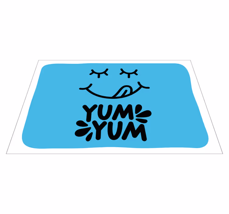 Original dækkeserviet legende madudtryk - TenStickers