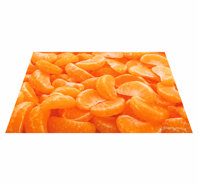 Dækkeserviet til hjem citrusfrugt komposition - TenStickers
