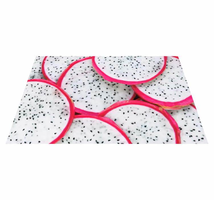 Dragon fruit skiver vinyl dækkeservietter - TenStickers