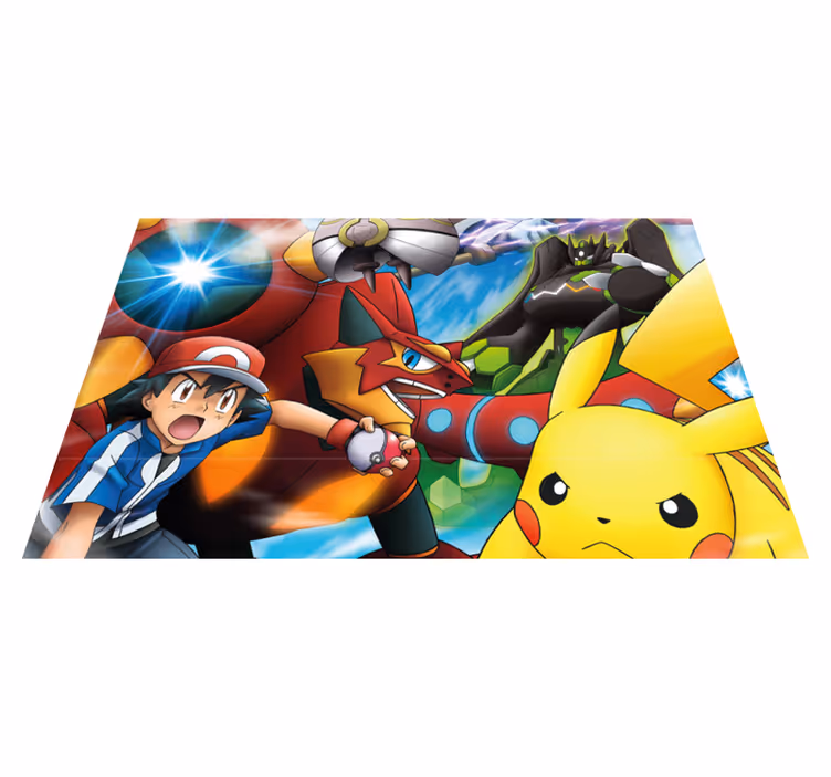 Pokemon tegn vinyl dækkeservietter - TenStickers