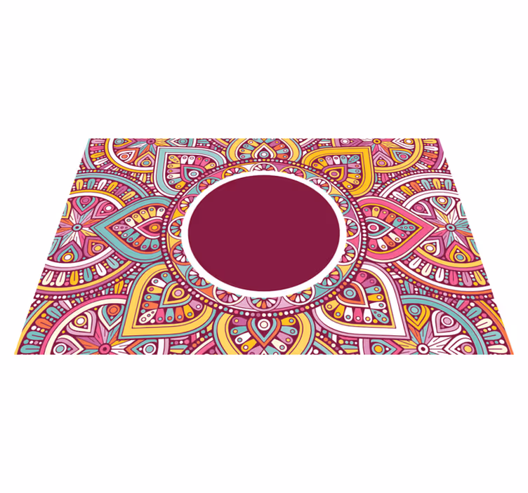 Mandala designer vinyl dækkeservietter - TenStickers