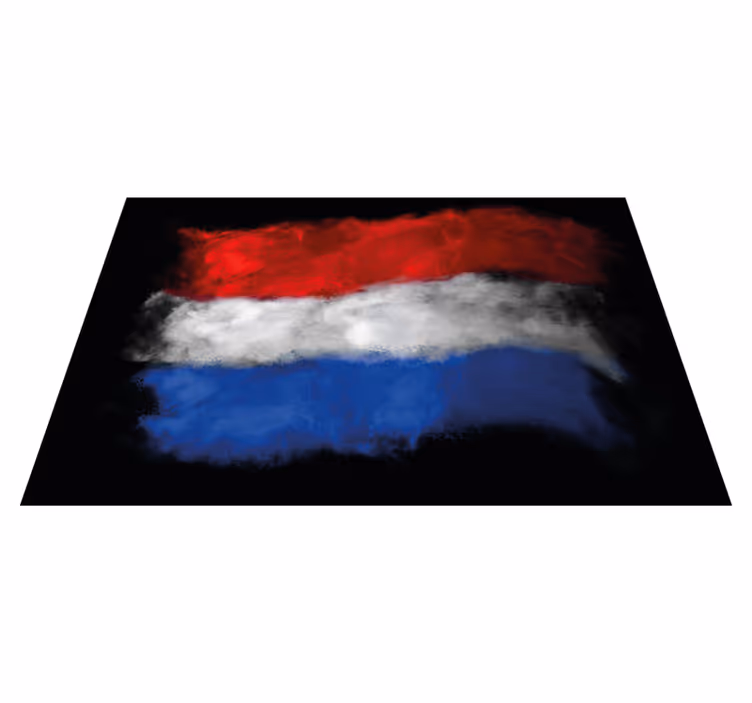 Hollandsk flag vinyl dækkeservietter - TenStickers
