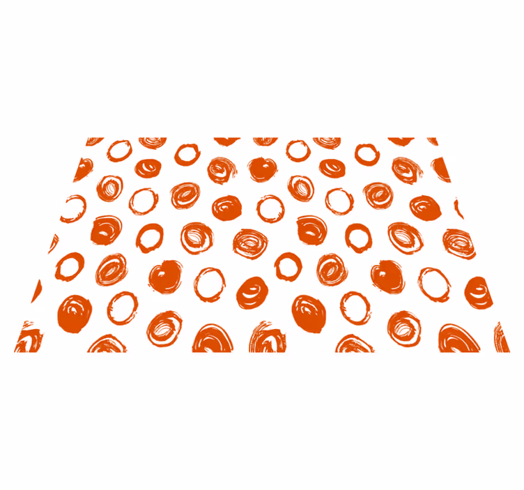 Røde prikker moderne dækkeservietter - TenStickers
