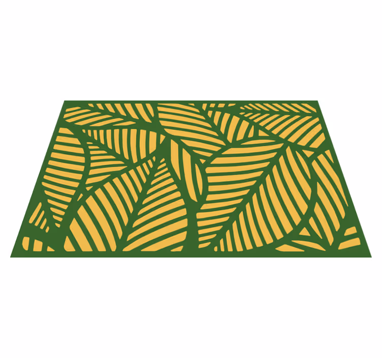 Jungle tema med originale dækkeservietter i træ - TenStickers