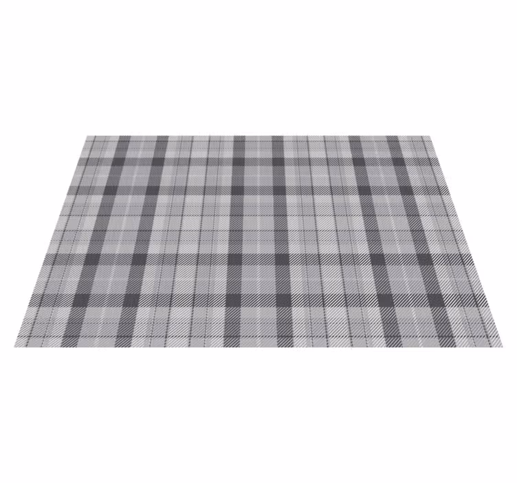 Plaid linned stil elegant dækkeserviet - TenStickers