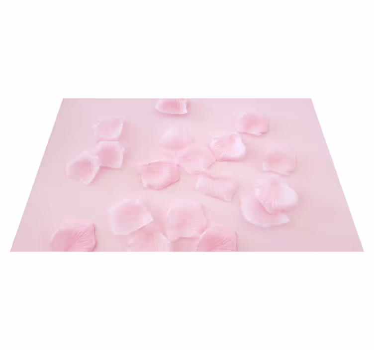 Elegante lyserøde roser elegante dækkeservietter - TenStickers