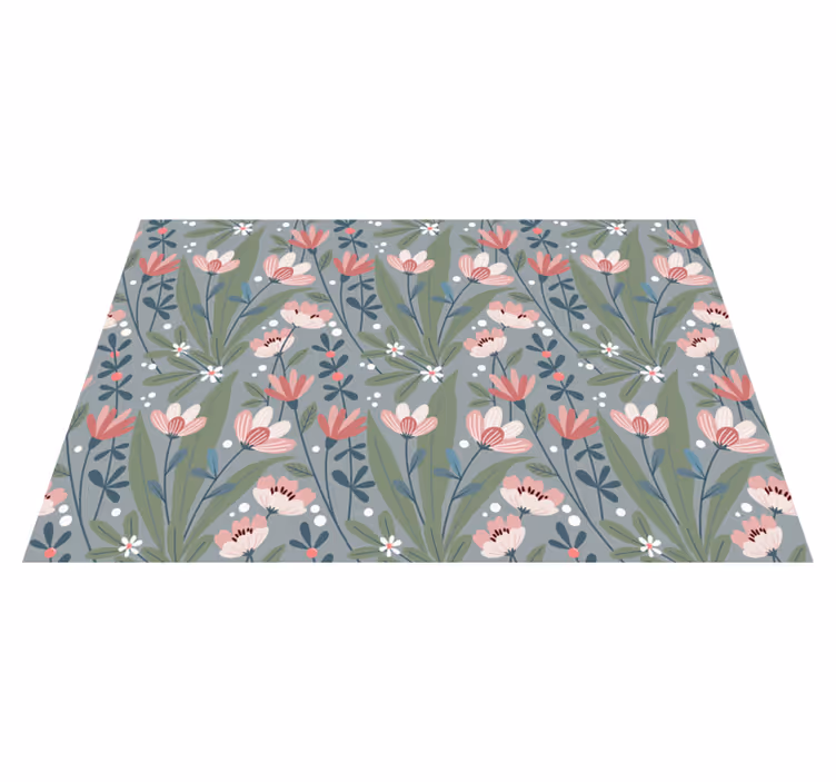 Original dækkeserviet med blomster mønster - TenStickers