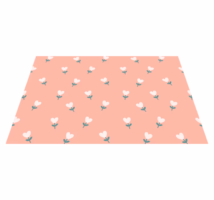 Original dækkeserviet med charmerende blomsterdesign - TenStickers