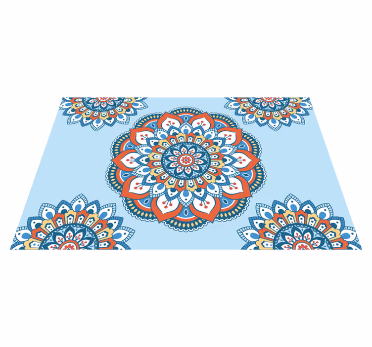 Original dækkeserviet med farverigt mandala mønster - TenStickers