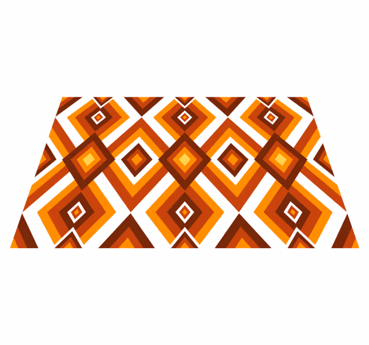 Original dækkeserviet geometrisk diamantmønster - TenStickers